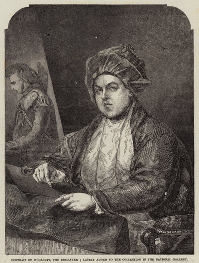彫刻家ウレットの肖像。最近、ナショナルギャラリーのコレクションに追加されました 作： Gilbert Stuart